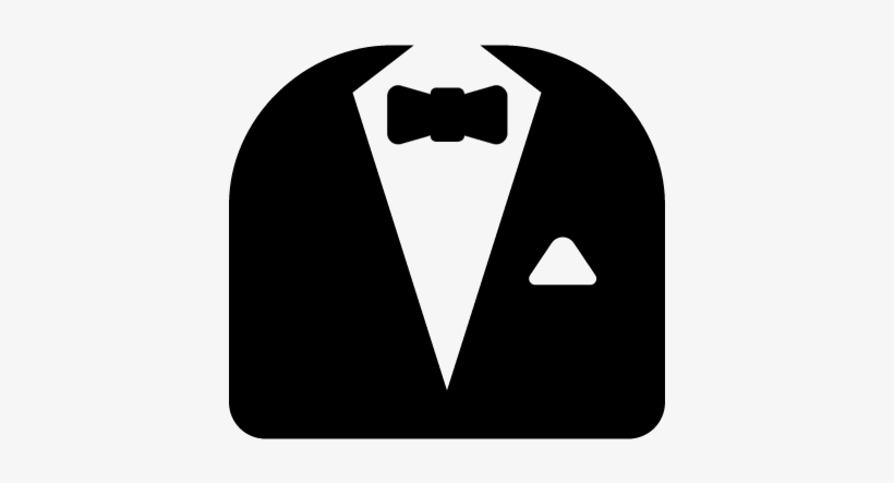 Suit And Bow Tie Vector - 西裝 Icon, transparent png download