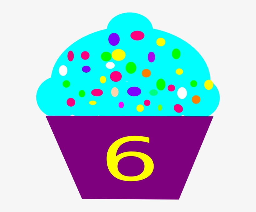 Cupcake Brown Clip Art - Polka Dot Cupcake Clip Art, transparent png download