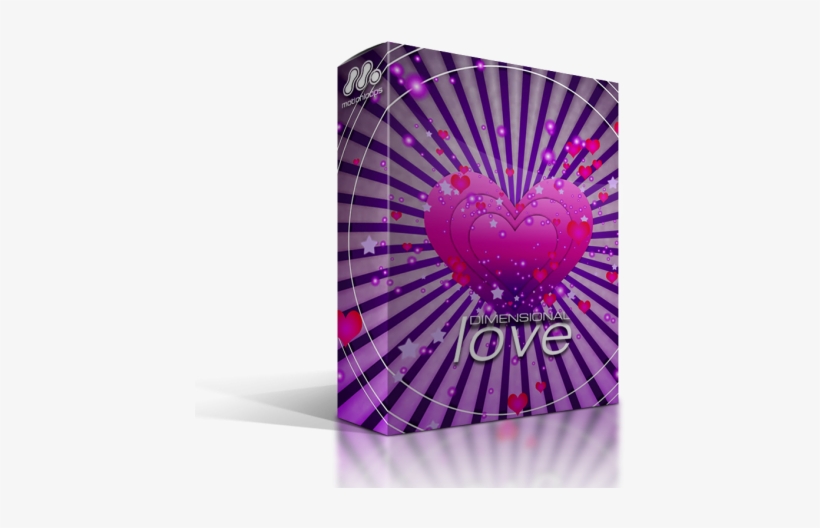 Edgy Digital Animated Hearts - Dimensional Love, transparent png download