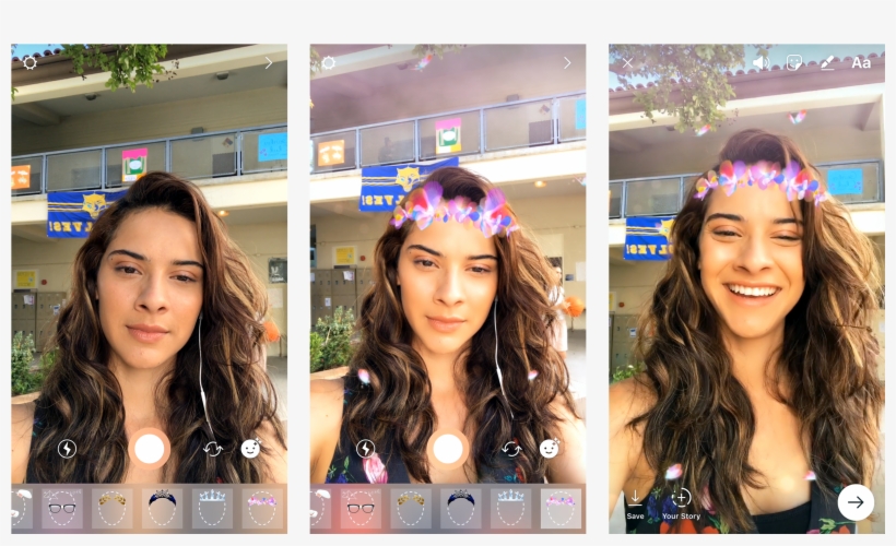 To See Our Initial Set Of Eight Face Filters, Simply - Rewind Instagram, transparent png download