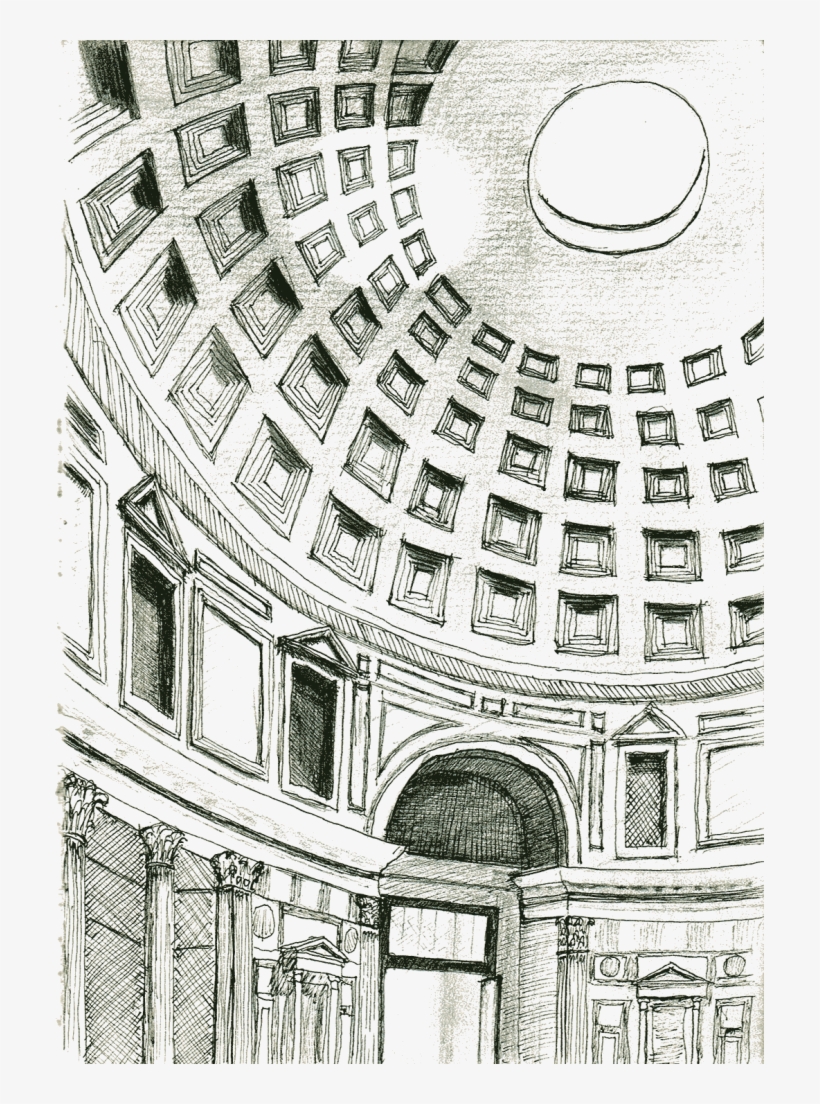 Sketches Of Italy - Dome, transparent png download