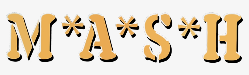 M*a*s*h Image - Calligraphy, transparent png download