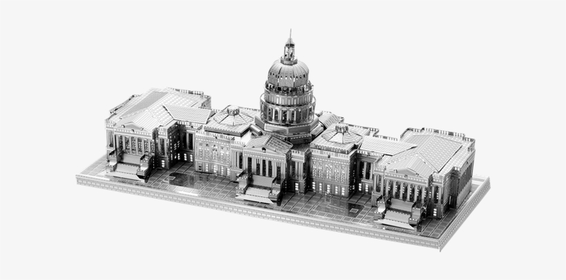 Picture Of Iconx Us Capitol - Fascinations Iconx 3d Metal Model Kit - Us Capitol, transparent png download