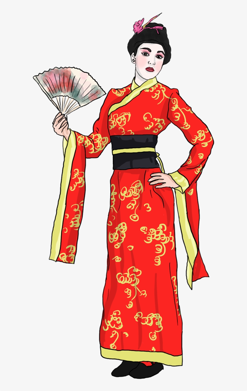Image - Geisha Costume, transparent png download