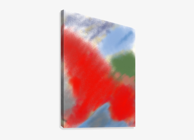 Abstract-red Flame Canvas Print - Painting, transparent png download