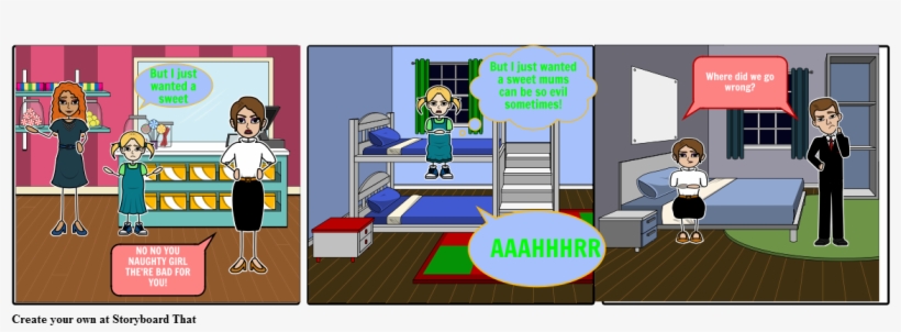 The Girl Who Just Wanted Some Sweets - Cartoon, transparent png download