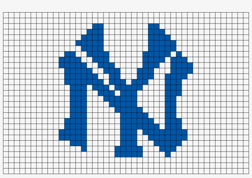 New York Yankees Pixel Art, transparent png download