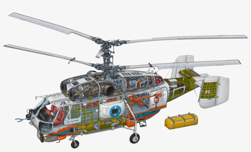 Ka-32a11bc Armada Rusa, Airplane Drawing, Chinook Helicopters, - Kamov Ka 27 Interior, transparent png download