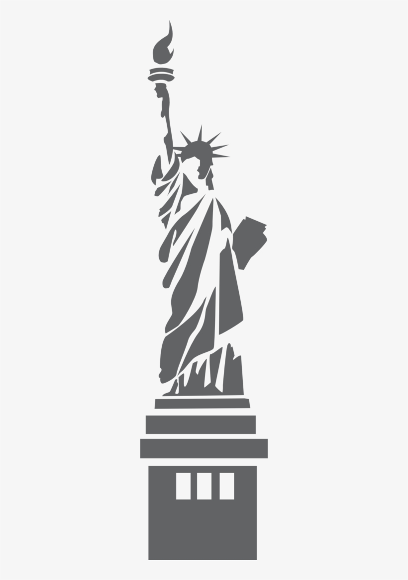 Statue Of Liberty Ny Clipart - Statue Of Liberty Drawing Small, transparent png download