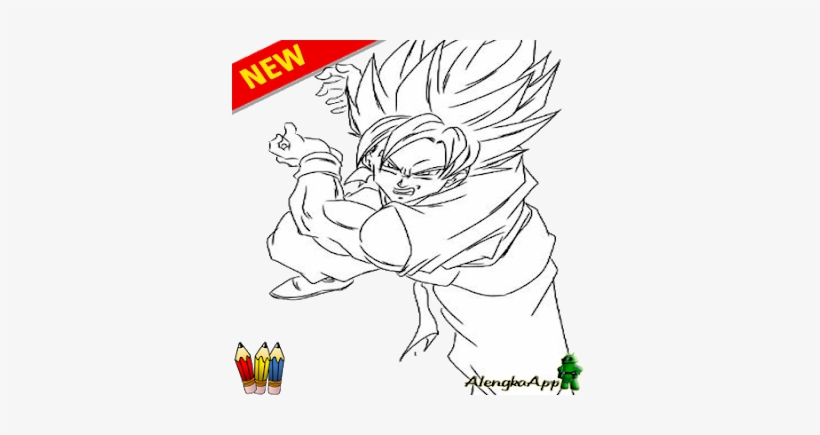 Jpg Library Library Download Best Super Saiyan - Sketch, transparent png download