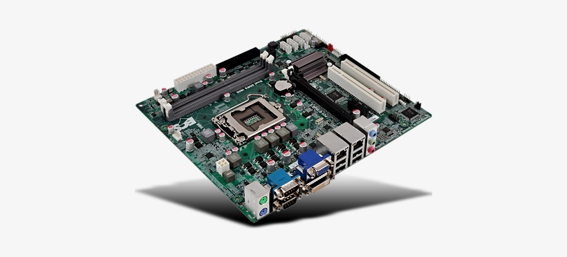 Hardware Studies - Ecs H61h2-mv Intel Motherboard, transparent png download