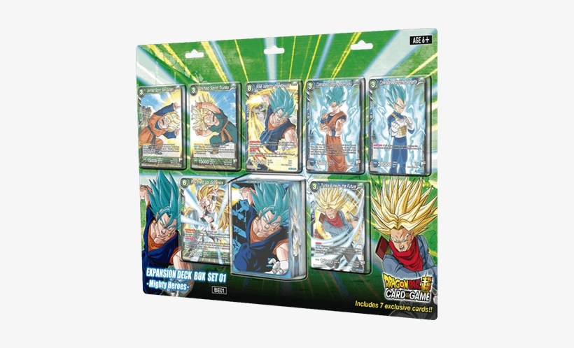 Mighty Heroes Box Set - Dragon Ball Super Expansion Deck Box Set, transparent png download