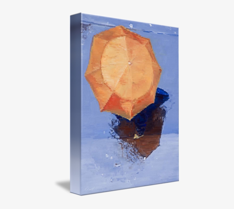 Go To Image - Gallery-wrapped Canvas Art Print 11 X 15 Entitled Orange, transparent png download