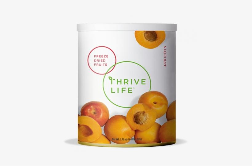 Apricot - Freeze Dried - Thrive Life Foods Can, transparent png download