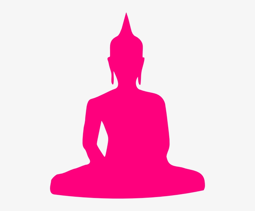 Clip Transparent Download Buddha Clip Art At Clker - Silhouette Of Buddha, transparent png download