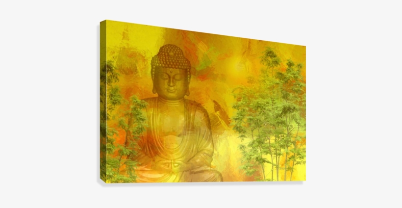 Buddha Canvas Print - Religion, transparent png download