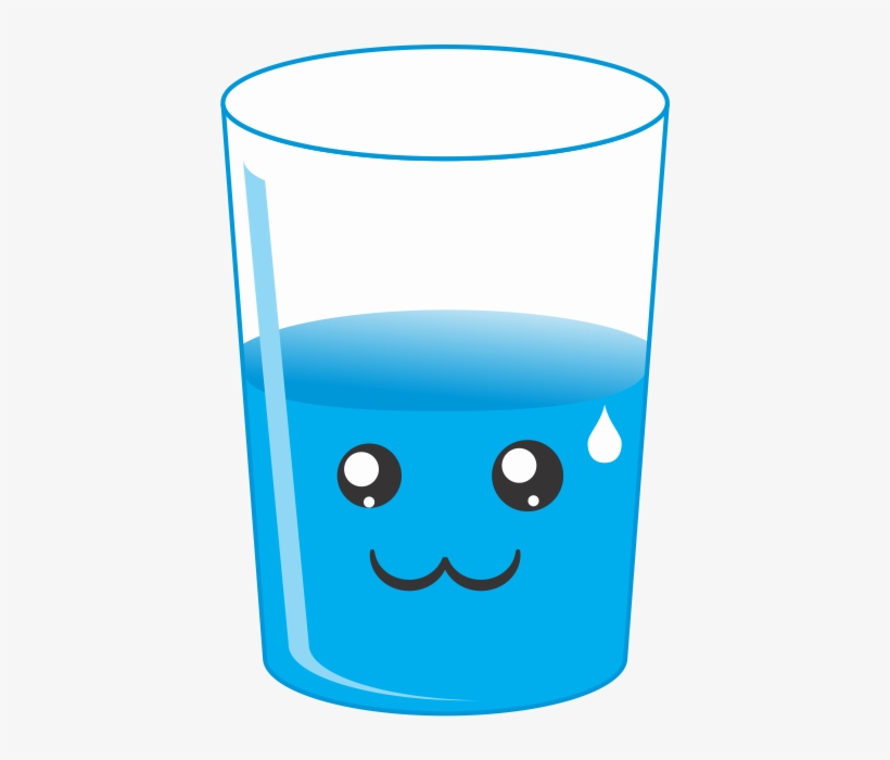 Kawaii Glass Of Water By Ninainlove On Deviantart Clip Kawaii Glass Of Water Transparent Png 414x620 Free Download On Nicepng