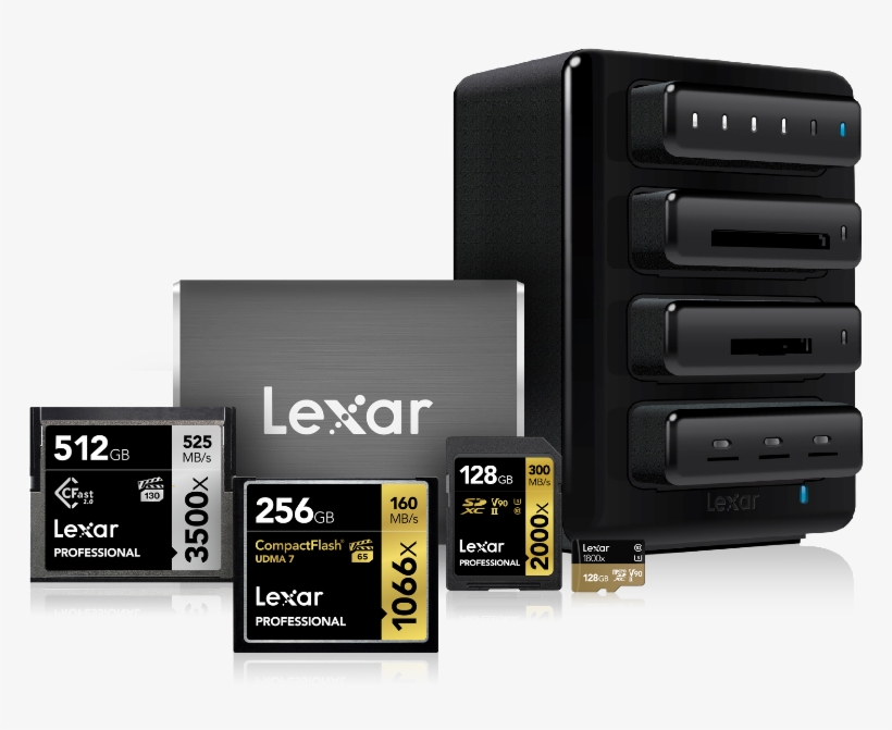 Lexar, The Once Major Player In The Global Flash Memory - Lexar Lrwhr1rbna Professional Workflow Hr1 Four-bay, transparent png download