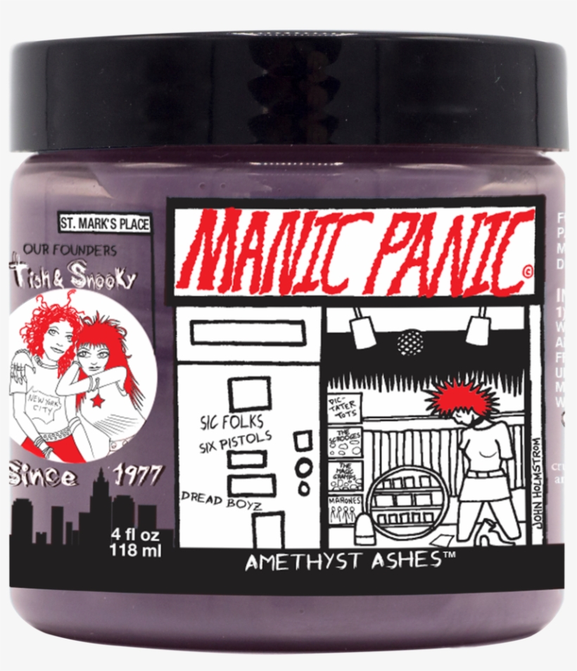 Classic Hair Color Amethyst Ashes® - Manic Panic Amethyst Ashes, transparent png download