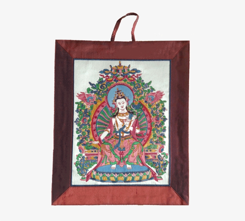 Silk Thangka Maitreya Buddha - Picture Frame, transparent png download