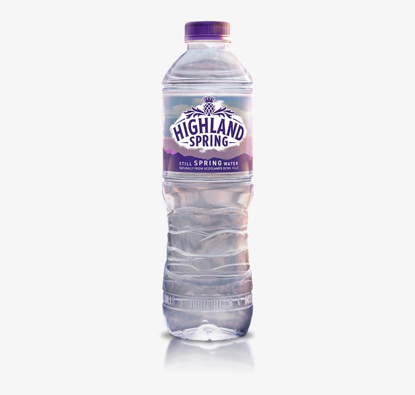 Glass - Highland Spring Still Water Sport Pack, transparent png download