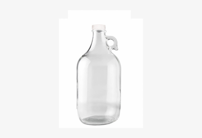1/2 Gallon Bpa Free Glass Water Jug Bottle With Finger - Glass Bottle, transparent png download