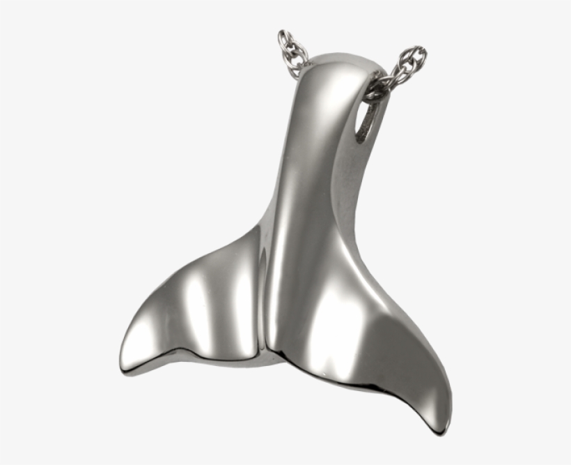 Cremation Jewelry - Cremation Memorial Jewelry: Sterling Silver Whale Tail, transparent png download