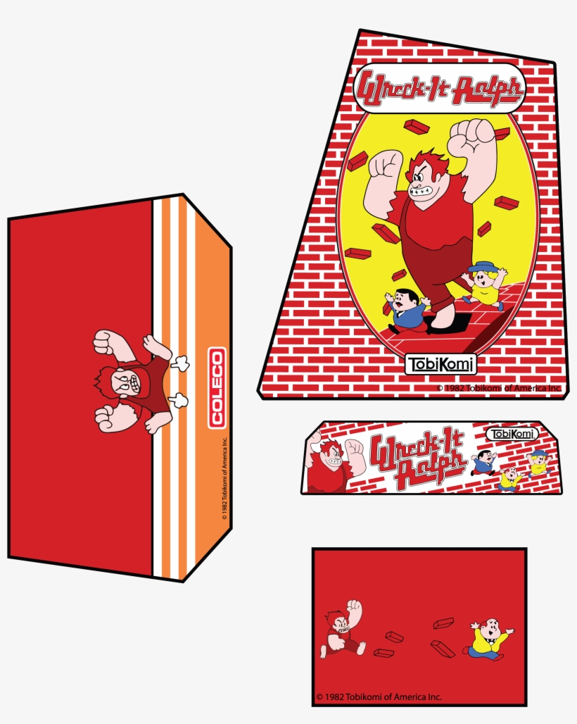 Wreck It Ralph Coleco Cpo And Marquee - Wreck-it Ralph, transparent png download