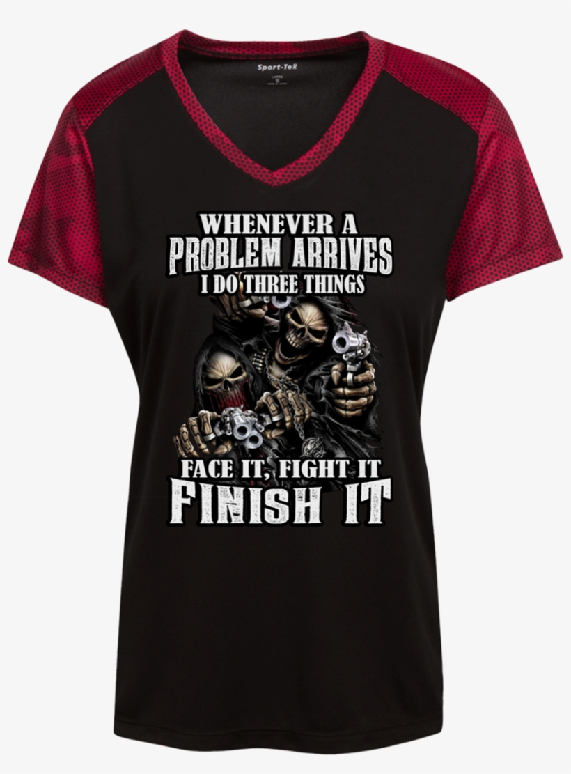 Lst371 Sport Tek Ladies' Camohex Colorblock T Shirt - Loyalty Makes You Family, transparent png download