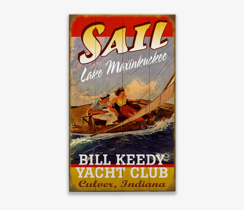 Marmont Hill Couple Sailing By R.j. Cavaliere Painting, transparent png download