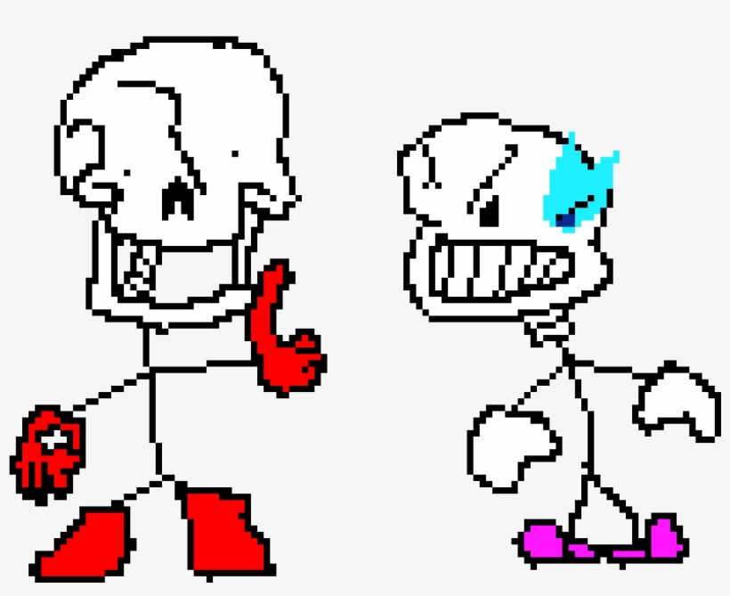 Sans And Papyrus, transparent png download