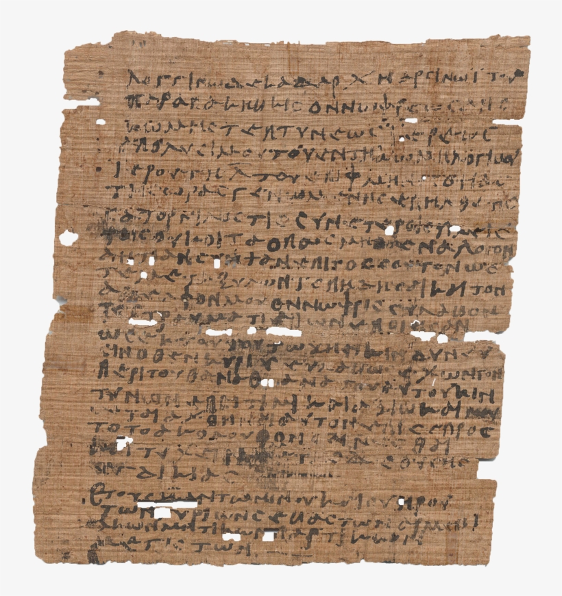 Picture - Coptic Magical Papyri, transparent png download