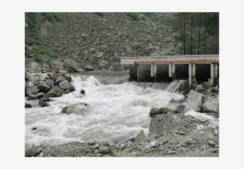 A Quake Lake Formed By Rock Avalanche Deposits Submerged - Tributary, transparent png download