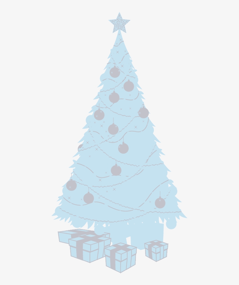 Xmas Banner Tree, transparent png download