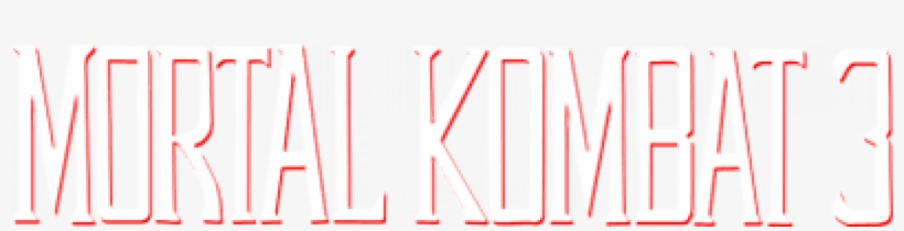Clearlogo Clearlogo Ribbon - Mortal Kombat 3 (1995), transparent png download