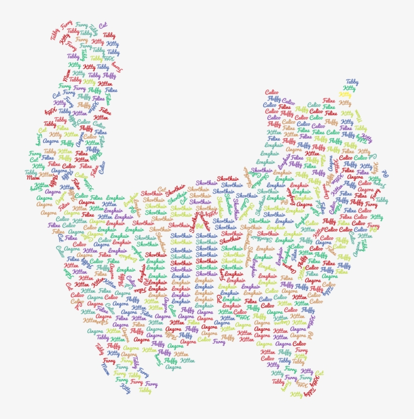 All Photo Png Clipart - Word Cat Transparent Background, transparent png download