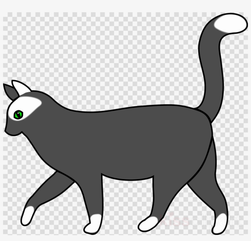 Cat Walking Clipart Cat Kitten Clip Art - Rick And Morty Png, transparent png download