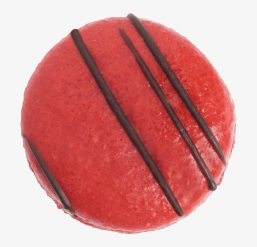 Chocolate Red Velvet Macaron Top View Thumbnail - Macaron Top View Png, transparent png download