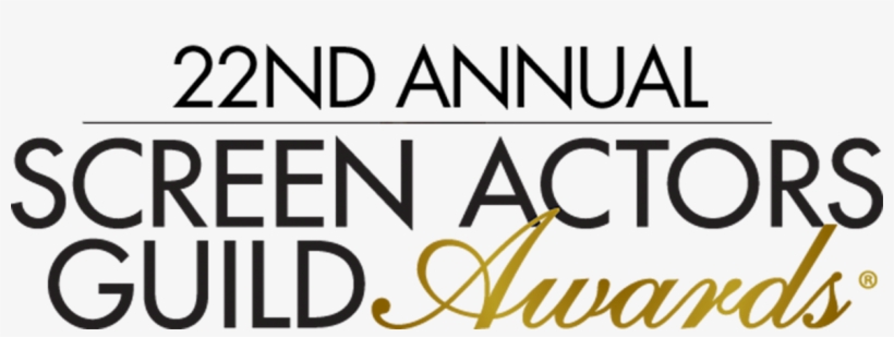 Sag Awards 2016 Nominations - 22nd Screen Actors Guild Awards, transparent png download