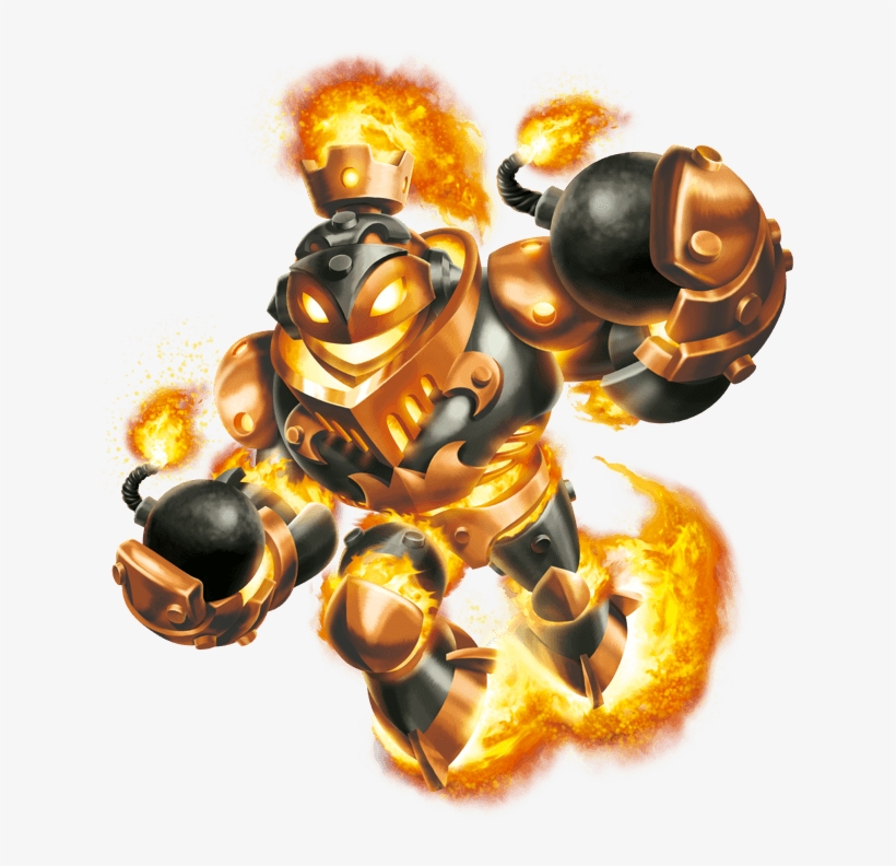 Blast Zone Figure From Skylanders Swap-force Video - Blast Zone Skylander, transparent png download
