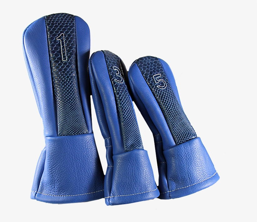 Wee Iceman Blue / Navy Boa - Leather, transparent png download