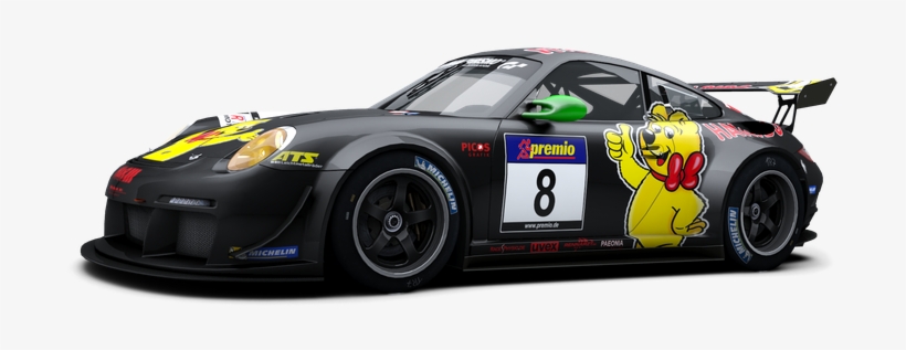 Corvette Race Car Green, transparent png download