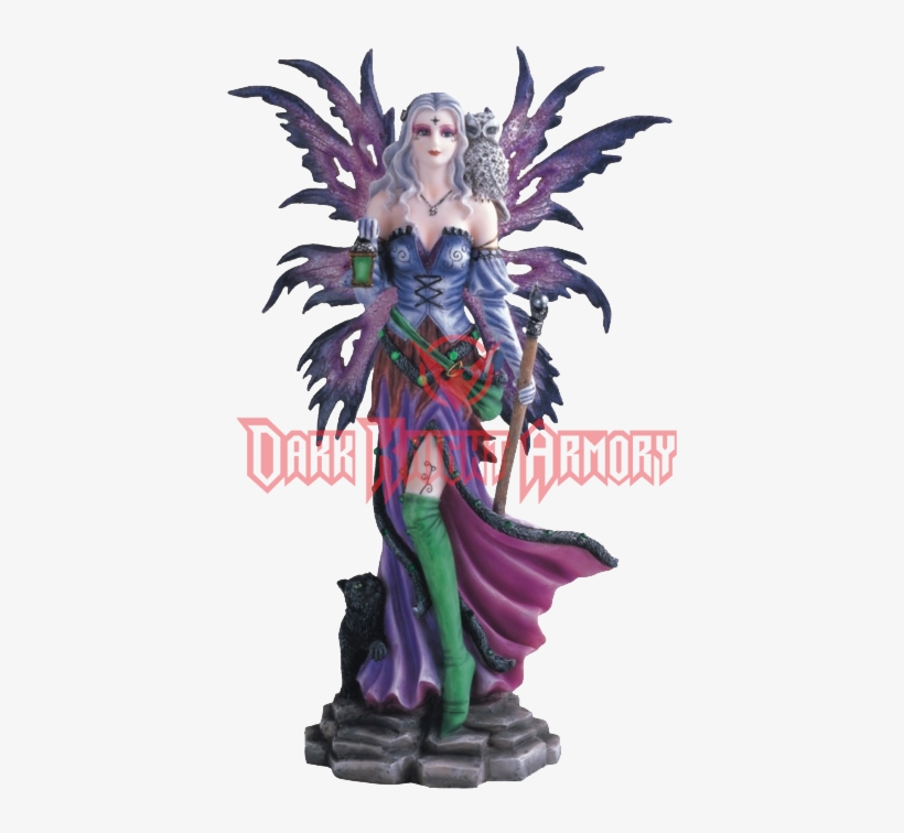 Mystical Fairy Statue - Stealstreet Ss-g-91463 Blue Fairy With Hummingbird, transparent png download