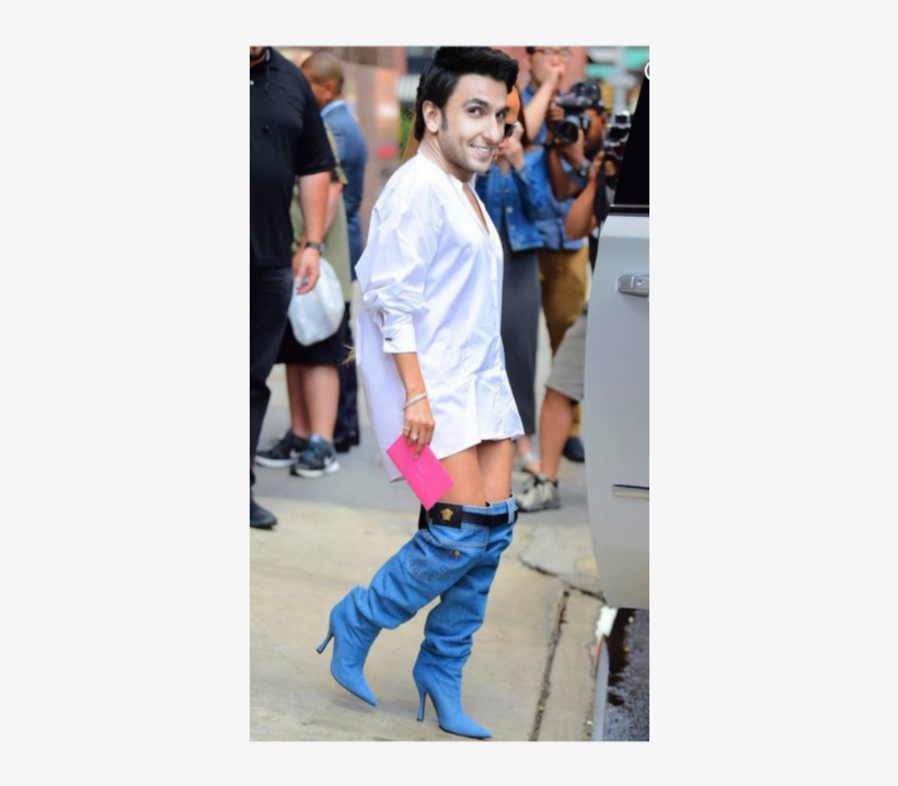 Desi Twitterati Trolled The 49 Year Old Artiste Saying - Jennifer Lopez Versace Boots, transparent png download