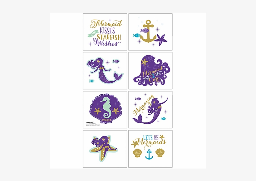 Stickers - Mystical Mermaid - Mermaid Stickers, transparent png download
