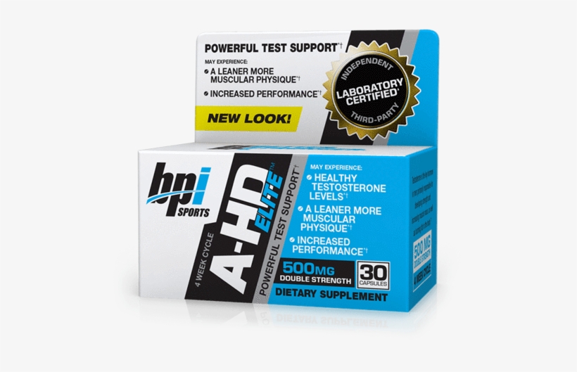 A-hd Elite - Bpi Sports A-hd Elite, 500 Mg - 30 Capsules, transparent png download
