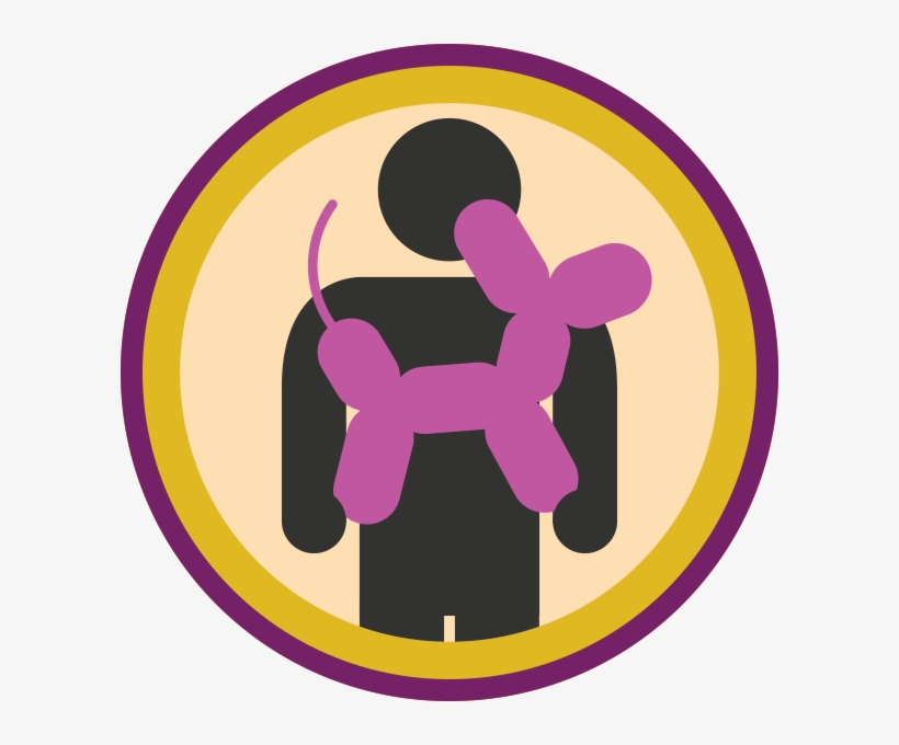 Balloon Animal Badge - Pbs Kids Go, transparent png download