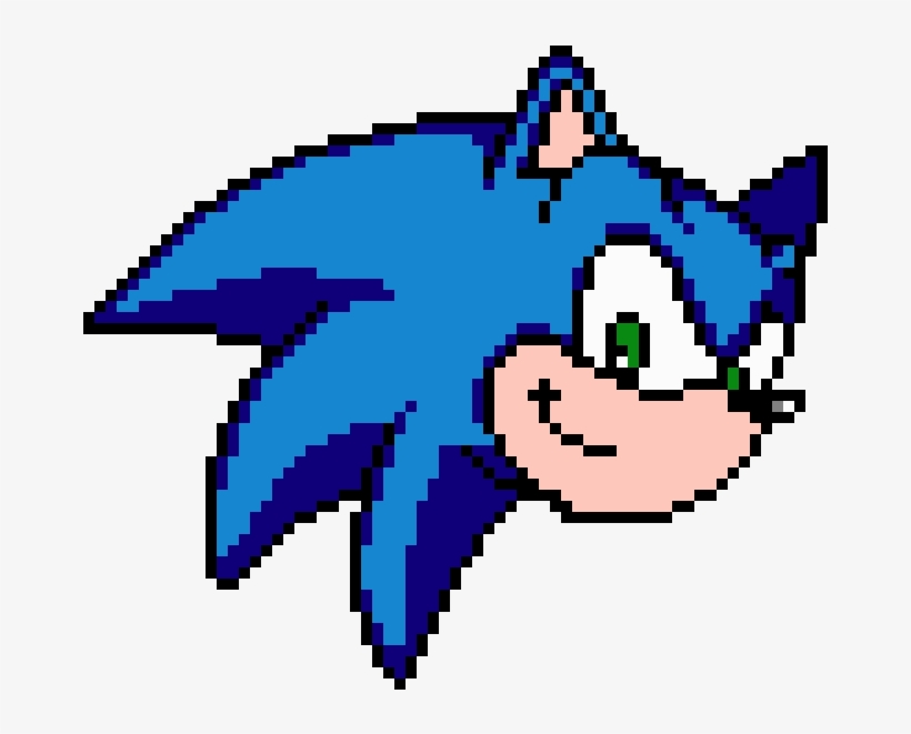 Sonic The Hedgehog - Pixel Art Sonic The Hedgehog, transparent png download