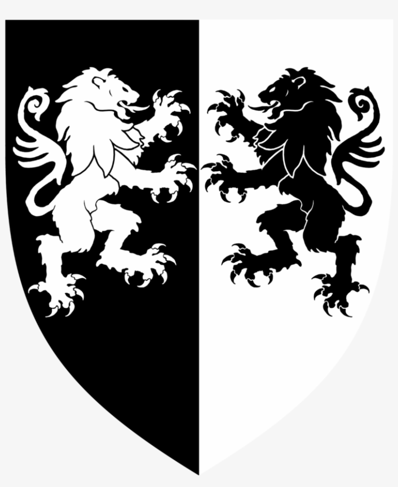 Twin Lions Heraldry By, transparent png download