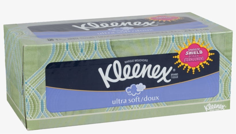 Kleenex Tissues, Ultra Soft, White, 3-ply - 85 Tissues, transparent png download